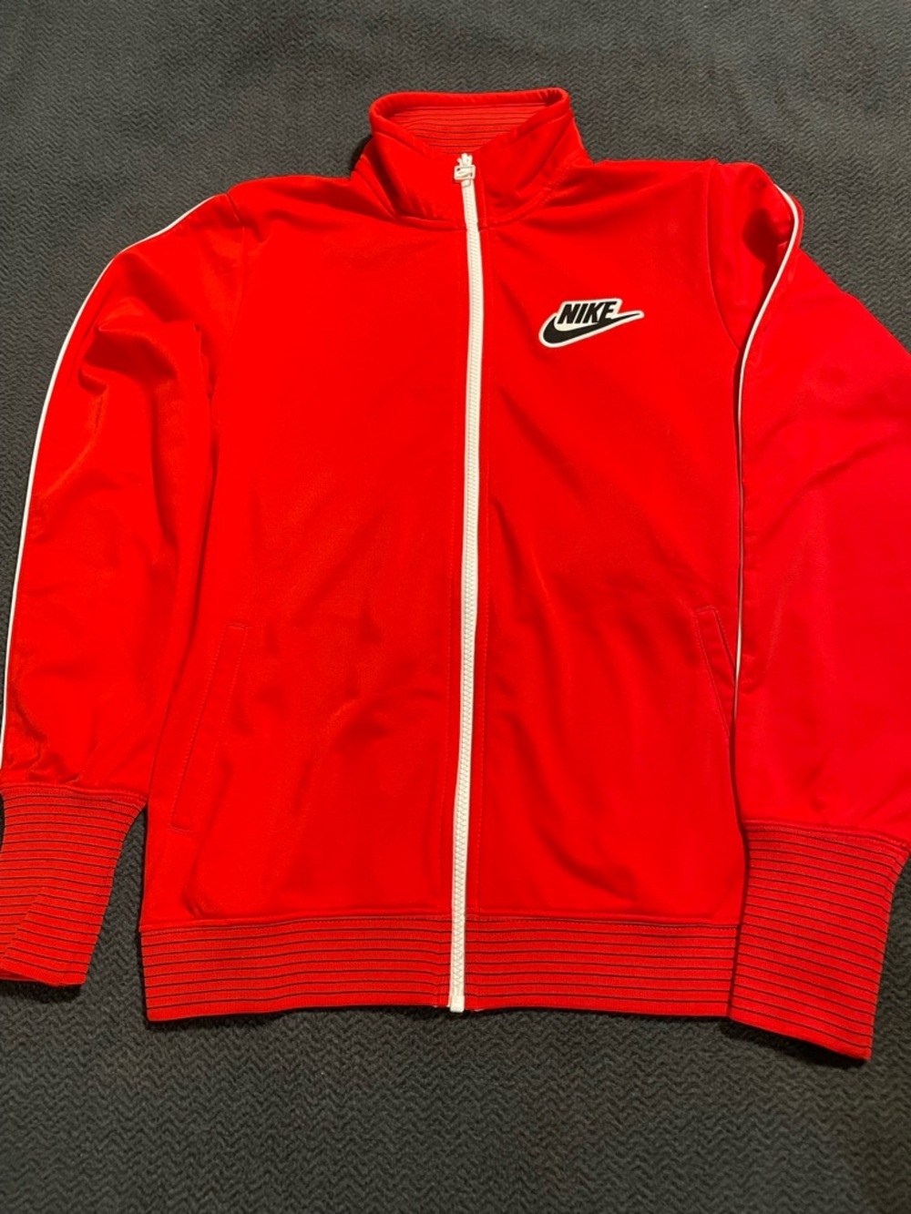 NIKE | Red Zip-Front Track Jacket